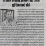 Gazeta Bulveard Shkruan per Ekspoziten e piktorit Ardian Tragaj ne galerine e Bashkise Durres